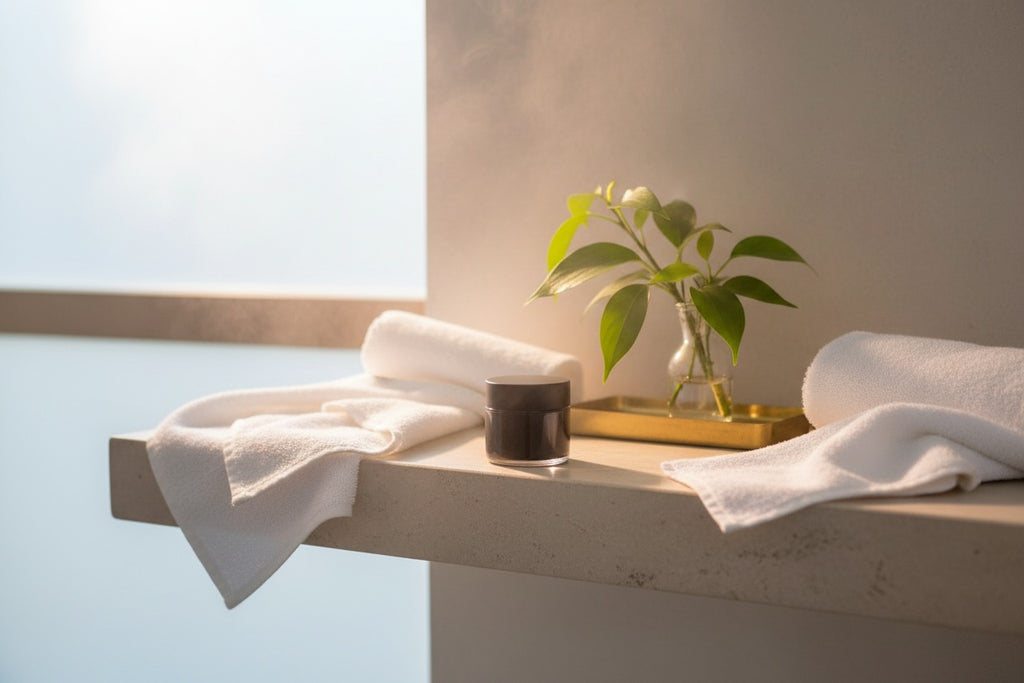 Spa Shelf Styling